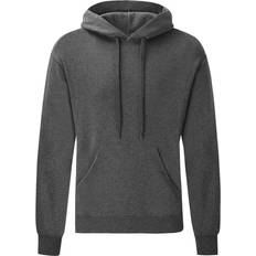 Clothing Fruit of the Loom Classic Hooded Sweatshirt Dark Grey