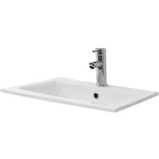 Lavabos de salle de bain ML Design Lavabo En Céramique Blanc 52.5x21x45 cm