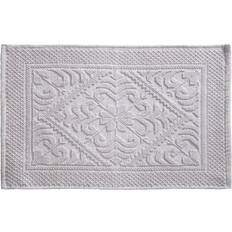 500.0 mm Tappetini Antiscivolo per Vasca Allure Jacquard Cotton Bath Mat - Grey