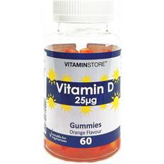 Vitaminstore Vitamin D 25µg Gummies Orange 60 pcs