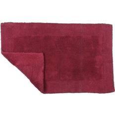 Red Non-Slip Bath Mats Allure Cranberry Large Luxury Deep