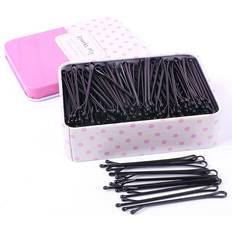 Black Hair Pins Shein 100pcs Black Bobby Pins With Cute Box
