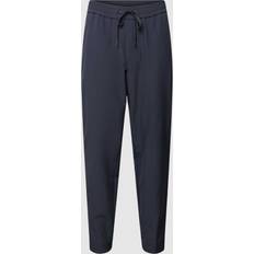 Fabric - Men Trousers & Shorts BOSS T Flex Trousers Navy