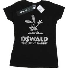 Dame - One Size T-skjorter Disney Damen/Damen Oswald Logo Baumwoll-T-Shirt