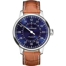 MeisterSinger Armbanduhren MeisterSinger Perigraph in Braun AM1008 blau braun