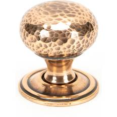 Building Materials From The Anvil 46025 Polished Bronze Hammered Mushroom Cabinet Knob 32mm