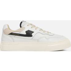 Pearl S-Strike Leather Sneakers - White/Black