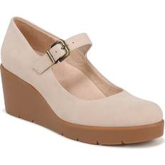 Mary Jane Wedge Shoes Porcelain