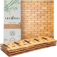 Bamboo Non-Slip Bath Mats Umiboo Bamboo Bath