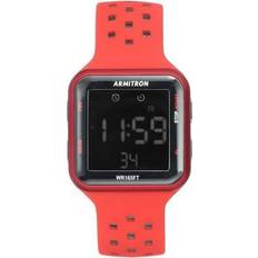 Armitron 40-8417RED Digital Chronograph Silicone Red