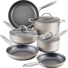 Anolon Cookware Anolon Achieve Hard Anodized Cookware Set with lid