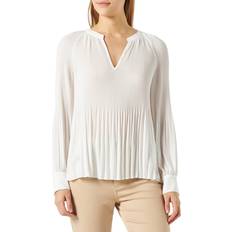 Lang Blouses s.Oliver Black Label Langarmblusen Bluse weiss