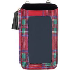 Tartan Plaid Printed Vegan Leather Everywhere Wallet Women