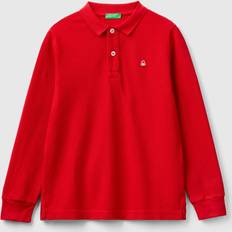 XXL Polo Shirts United Colors of Benetton 100% Organic Long Sleeve 3XL, Red, Kids