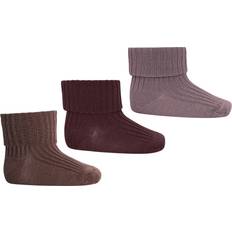 Barnkläder mp Denmark Wool rib Baby Socks Pack 17/18 unisex Strumpor