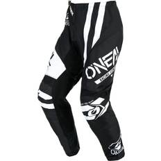 O'Neal Element Warhawk schwarz/weiße Motocross Hose, schwarz-weiss, Größe