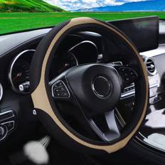 Shein Breathable Massage Comfortable PU Leather Steeling Wheel Cover