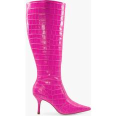 Pink - Women High Boots Dune London 'Spritz' Leather Knee High Boots Pink