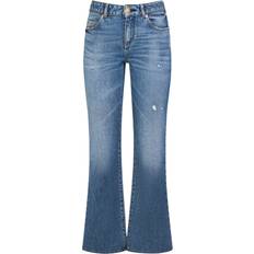 Balmain Dam Jeans Balmain Flared Cotton Denim Jeans