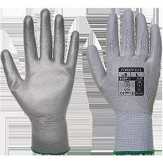 No EN-Certification Work Gloves Portwest Guanti da Lavoro Traspiranti con Spalmatura in pu, misura: Grigio