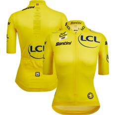 Santini Maillot Tour de France 2024 Authentic Jaune Femme