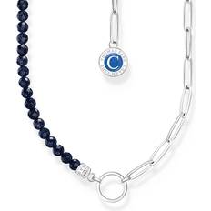 Blau - Silber Halsketten Thomas Sabo Halskette KE2189-007-32-L45V silber