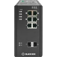 Black Box Gigabit Ethernet 1000-MBPS Managed Poe+ Switch 4 10/10