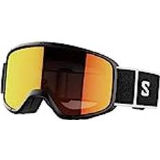 Salomon Aksium Unisex-Brille Ski Snowboarden, Tolle Passform und Komfort, Haltbarkeit und Hervorragender Augenschutz, Schwarz, Einheitsgröße