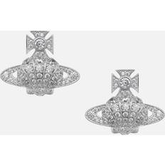Vivienne Westwood Earrings Vivienne Westwood Natalina earrings PLATINUM-WHITE-CZ