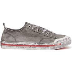 Diesel Women Trainers Diesel S-Athos Low W Sneaker low-top in canvas lavato Sneakers Donna Grigio