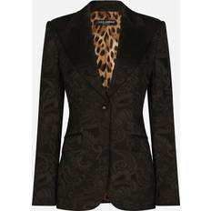 Dolce & Gabbana Jacketts Dolce & Gabbana Blazer Aus Jacquard Schwarz