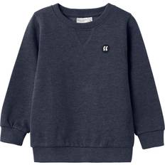 Bomull Collegegensere Name It Kid's Regular Fit Sweatshirt - Dark Sapphire