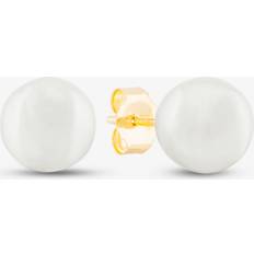 Gold Earrings T.H.Baker 9ct Yellow Gold Freshwater Pearl Stud Earrings EOZ107RF