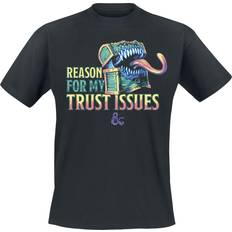 Top T-Shirt Gaming di Dungeons and Dragons - Mimic - Trust Issues - Uomo - Nero