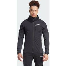 Elastan/Lycra/Spandex Jacken Adidas Fleecejacke IB1860 Schwarz Slim Fit