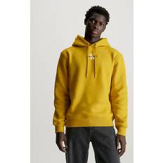 Calvin Klein Cotton Blend Fleece Hoodie Yellow