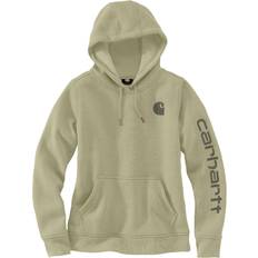 Carhartt Beige Klær Carhartt Clarksburg Hoodie - Dried Clay