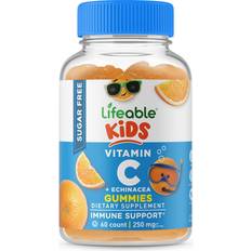 Lifeable able Sugar Free Vitamin C for Kids 250 mg 60 pcs