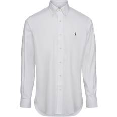Polo Skjorter Polo Ralph Lauren 80/2 Pinpointcuhbdppcn Mand Langærmede Skjorter Custom Fit Bomuld hos Magasin Hvid
