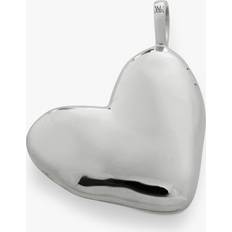 Monica Vinader Heart Locket Charm, Silver