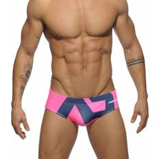 Elastan/Lycra/Spandex Badebukser Addicted AD Logo Swim Briefs Fuchsia Navy