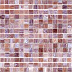 Glass Tiles Apollo Tile Apollo Tile Celestial Glossy Old Rose Red 12 12 Glass Mosaic Wall and Floor Tile 20 sq. ft./case 20-pack