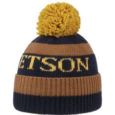 Stetson Ropa Stetson Gorro con Pompón Classic - Marrón-azul