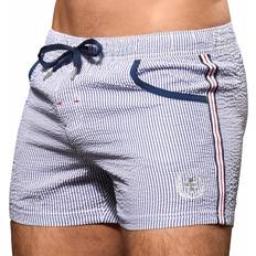 Hampa Badkläder Andrew Christian Hampton Swim Shorts Blue White