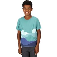 Turquoise T-shirts Children's Clothing Regatta Recycled 'Alvarado VII' Short-Sleeve T-Shirt Turquoise 11-12 Years