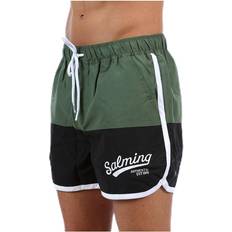 Svarte Badebukser Salming Cooper Original Swimshorts Green/Black Male