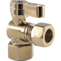 Kingston Brass KF4440 Comp Angle Stop Valve Polished Valves Angle Stop Valves Polished