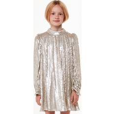 Buttons Dresses Whistles Women's Sadie Sequin Dress Silver