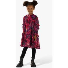 Girls - L Dresses Angel & Rocket Angwl & Rocket Kids' Mabel Tiered Dress, Pink/Multi