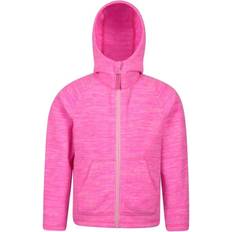 Mountain warehouse Childrens/Kids Snowdonia Microfleece Full Zip Hoodie Pink years/6 years